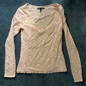Victoria Secret Long Sleeve Lace Shirt